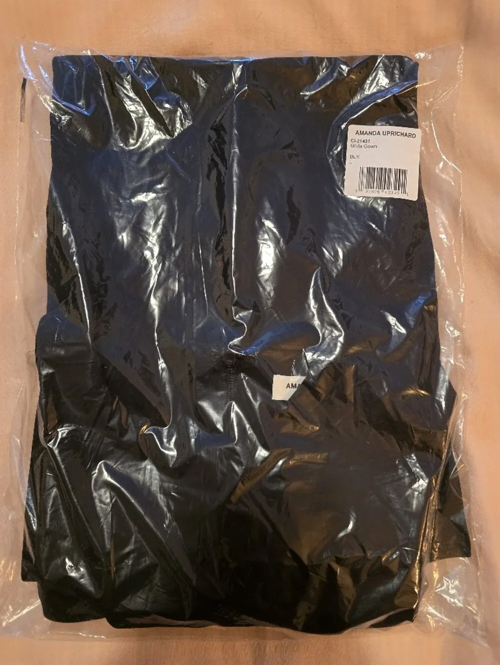 Amanda Uprichard X REVOLVE Sleeveless One Shoulder Black Gilda Gown - Size Large - Picture 4 of 6